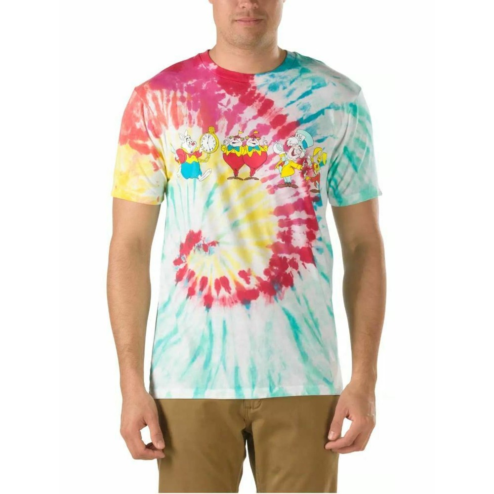 Vans Off The Wall Kids' Boys' X Disney Alice in Wonderland Tie Dye Tee T-Shirt